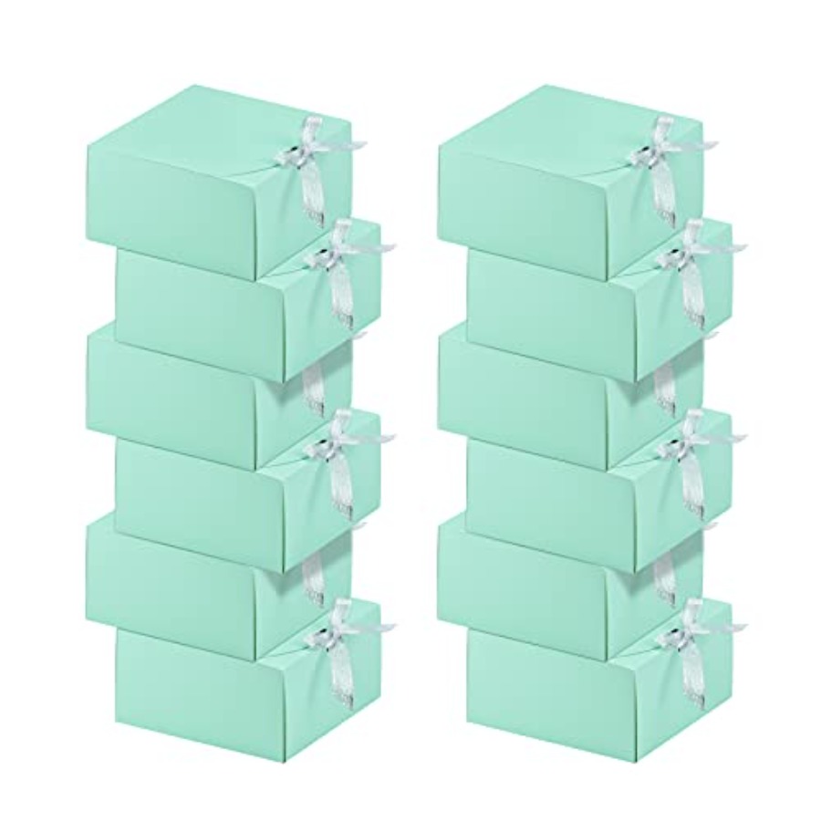 12 Sets Turquoise Green Gift B - đánh giá và giá Gift Box Wrap Set