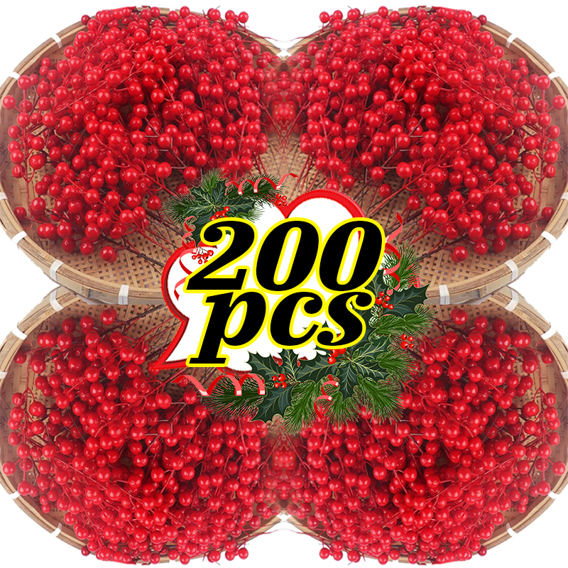 200/10pcs Christmas Artificial - đánh giá và giá Christmas Wreath Fake