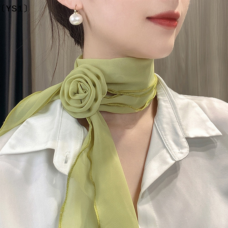 〔YS1〕Fashion Rose Flower Silk  - đánh giá và giá Ribbon Bow Gift
