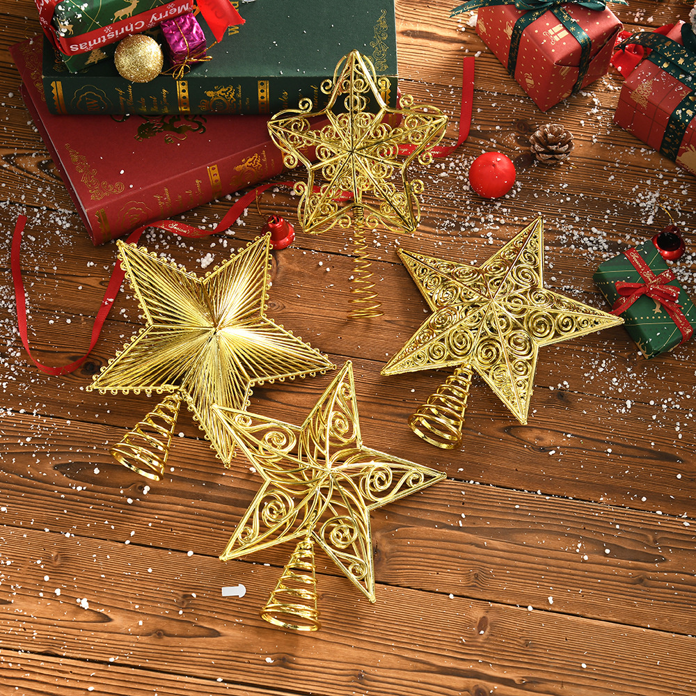 Gold Glitter Christmas Tree To - đánh giá và giá Star Tree Topper
