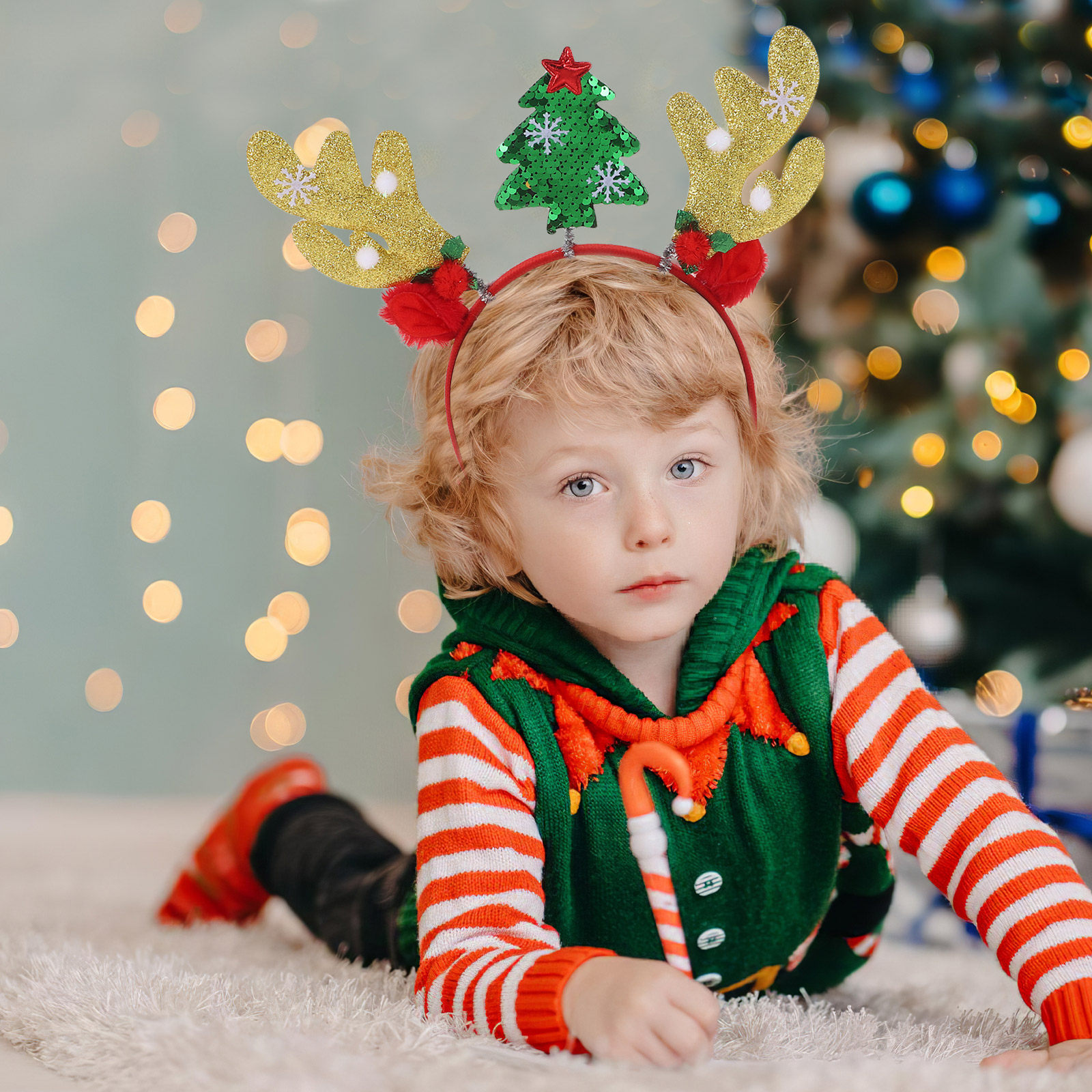 2Pcs Christmas Reindeer Antler - đánh giá và giá Reindeer Antlers Headband