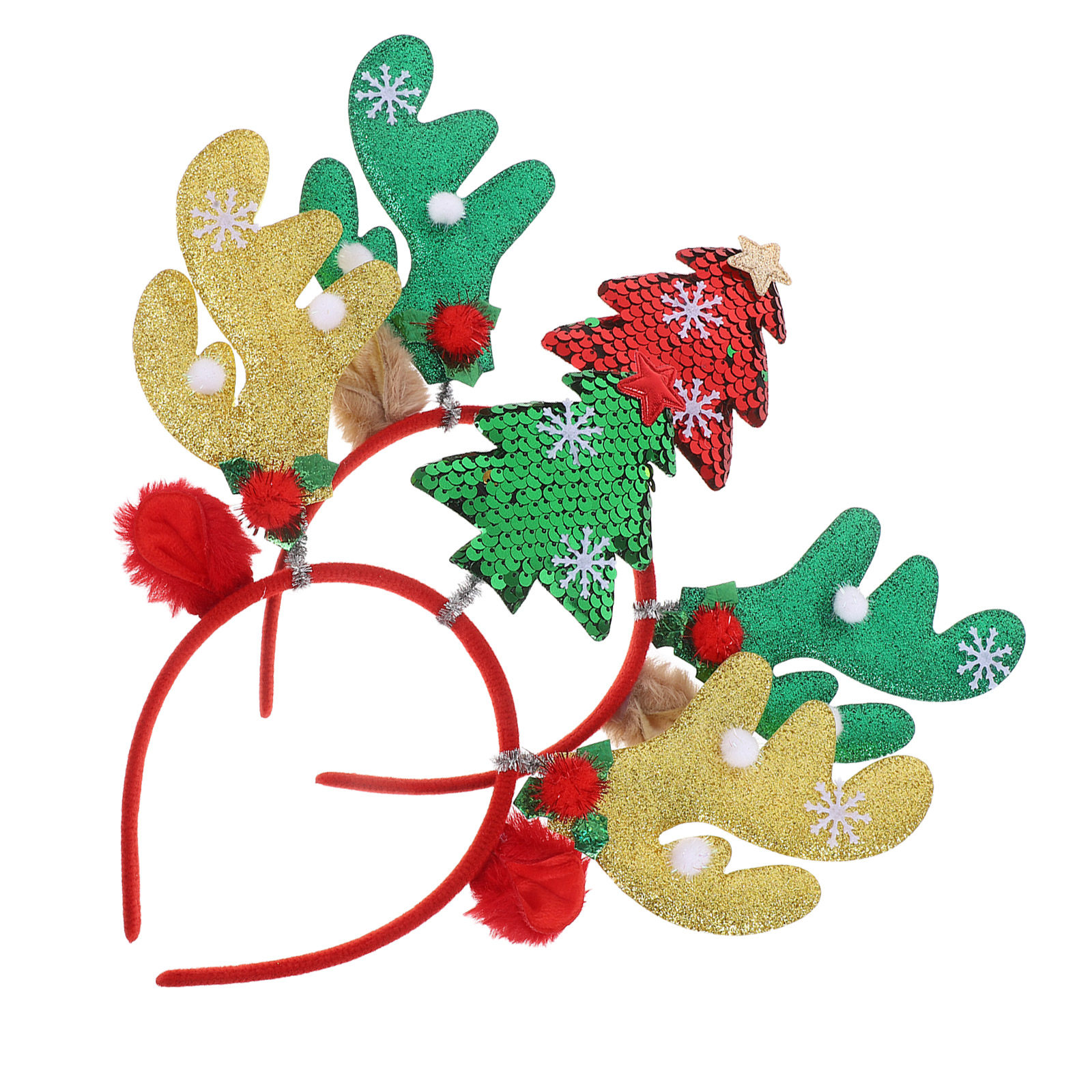 2Pcs Christmas Reindeer Antler - đánh giá và giá Reindeer Antlers Headband