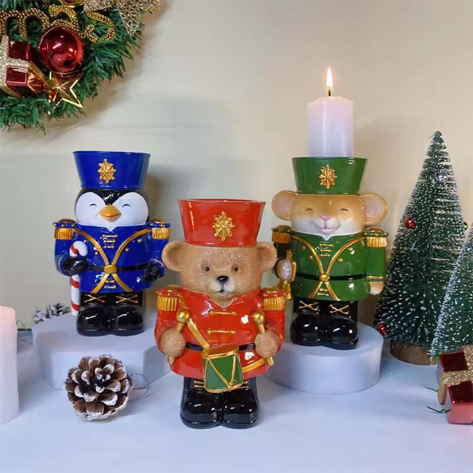 New Resin Nutcracker Candlesti - đánh giá và giá Nutcracker Figurine