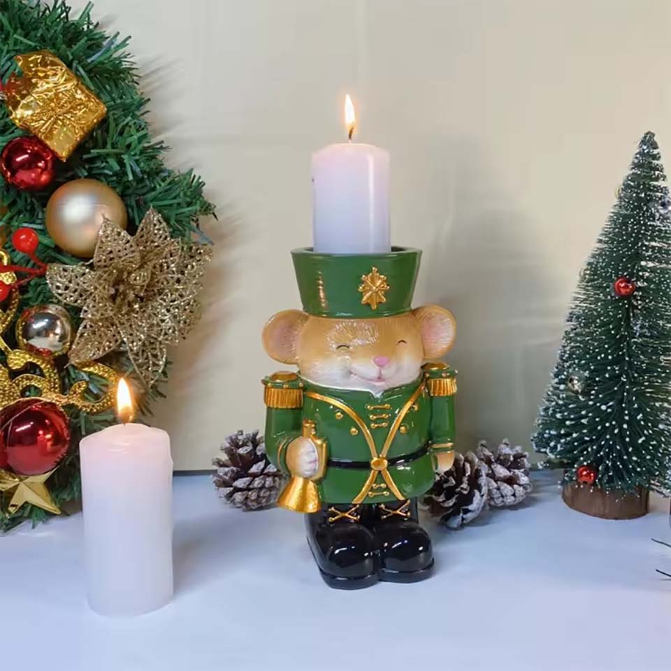 New Resin Nutcracker Candlesti - đánh giá và giá Nutcracker Figurine