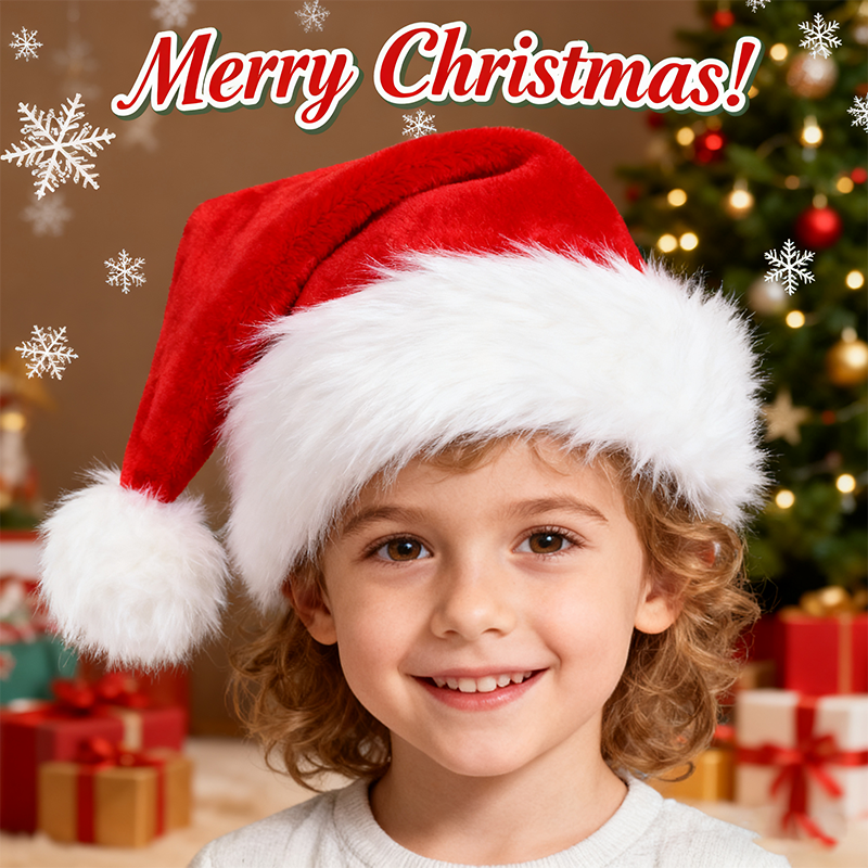 Christmas Santa Hat Xmas Long  - đánh giá và giá Santa Hat Plush