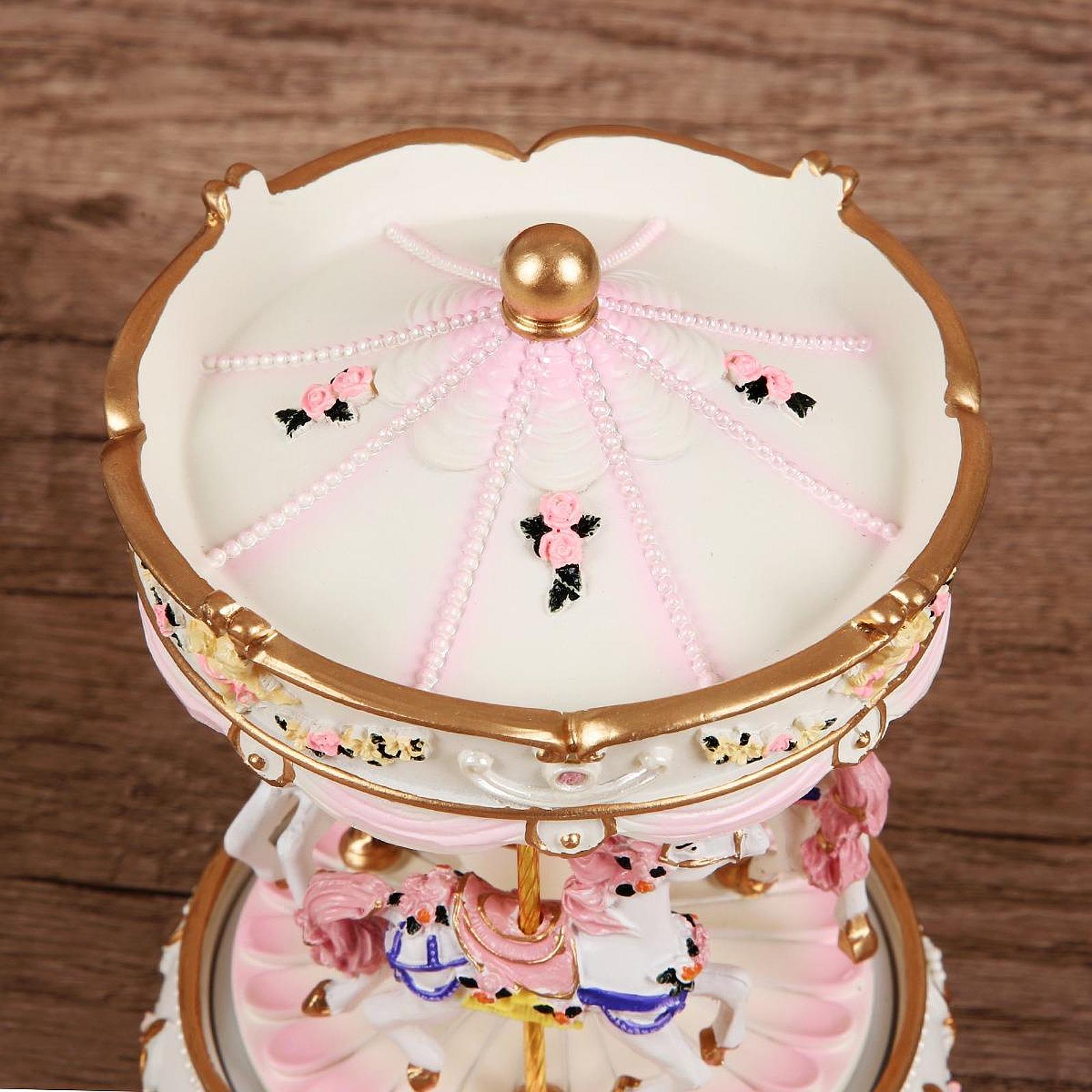 Handcrafted Resin Carousel Mus - đánh giá và giá Snow Globe Musical