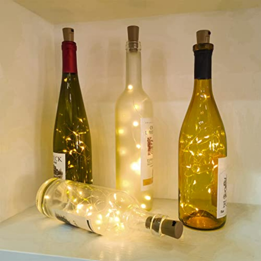 Wine Bottle Lights with Cork,  - đánh giá và giá Led Fairy String Lights