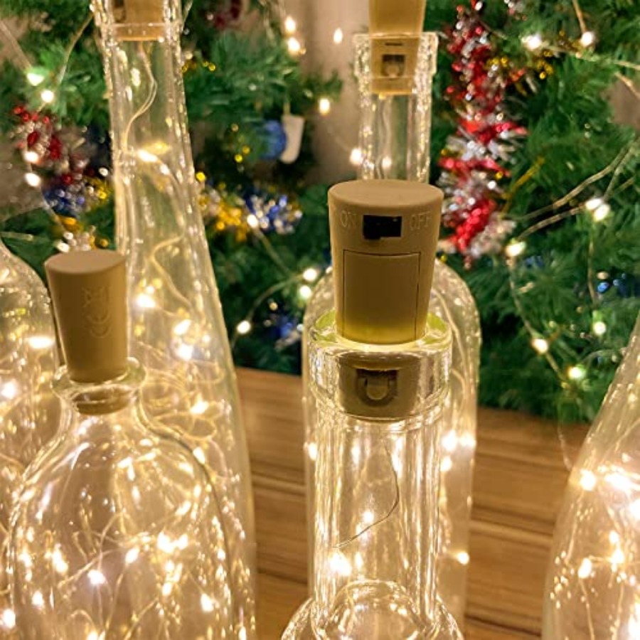 Wine Bottle Lights with Cork,  - đánh giá và giá Led Fairy String Lights