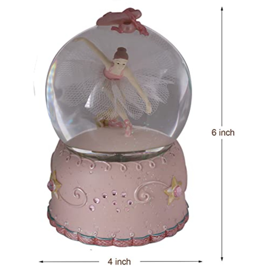 Ballerina Girl Swan Lake Rotat - đánh giá và giá Snow Globe Musical