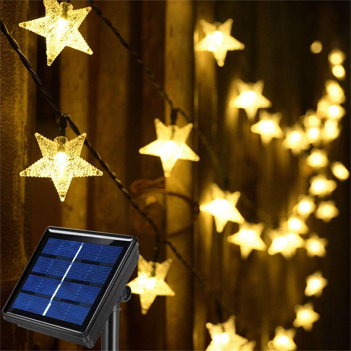50ft 120 LED Solar Star Fairy  - đánh giá và giá Led Fairy String Lights