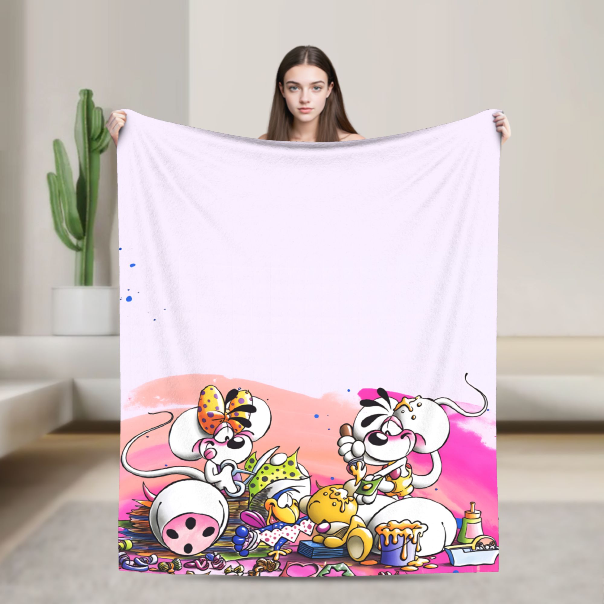 Christmas Diddl Super Soft Bla - đánh giá và giá Christmas Throw Blanket