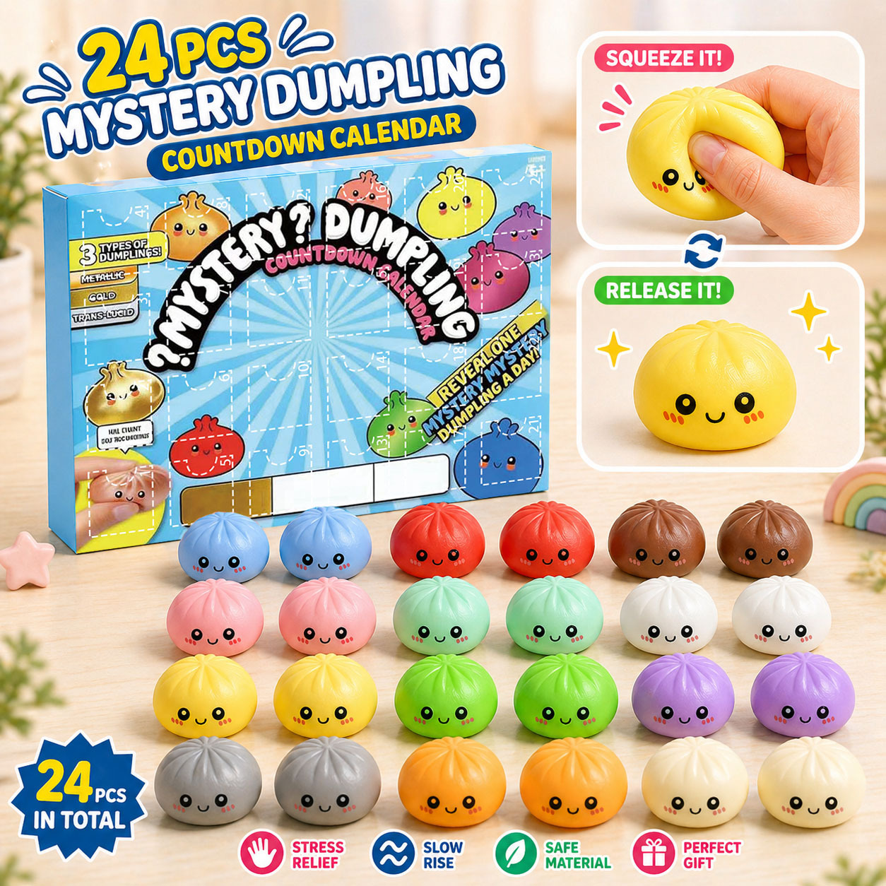 New 24pc Surprise Dumplings My - đánh giá và giá Advent Calendar Gift