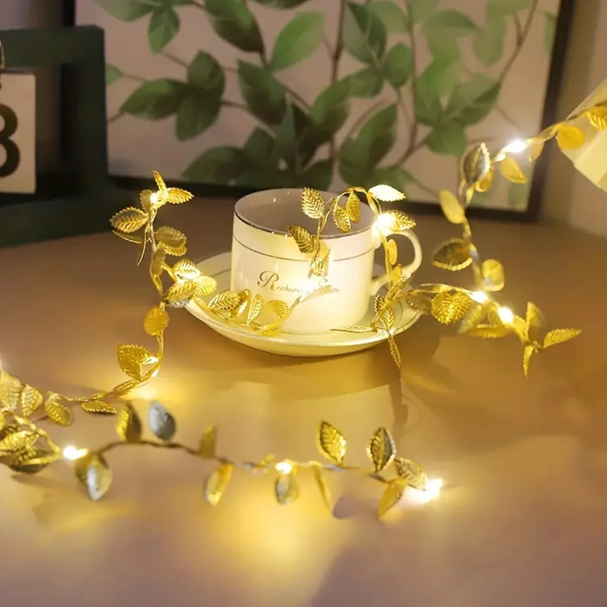 LED Golden Leaves String Light - đánh giá và giá Led Fairy String Lights