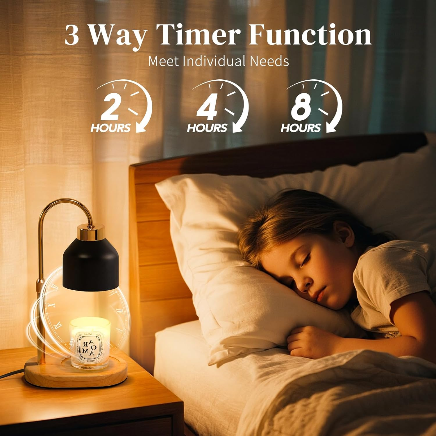 Black Candle Warmer Lamp with  - đánh giá và giá Holiday Candle Set