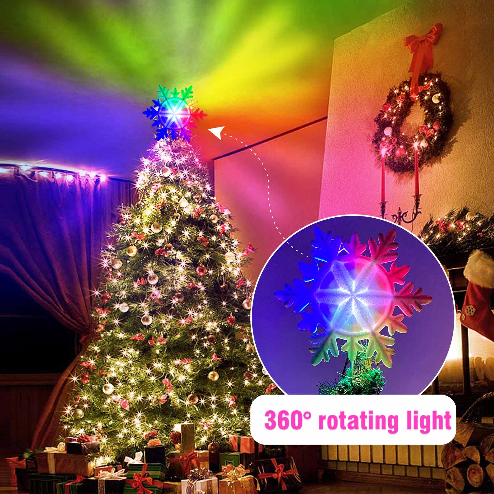 OurWarm Lighted Christmas Tree - đánh giá và giá Star Tree Topper