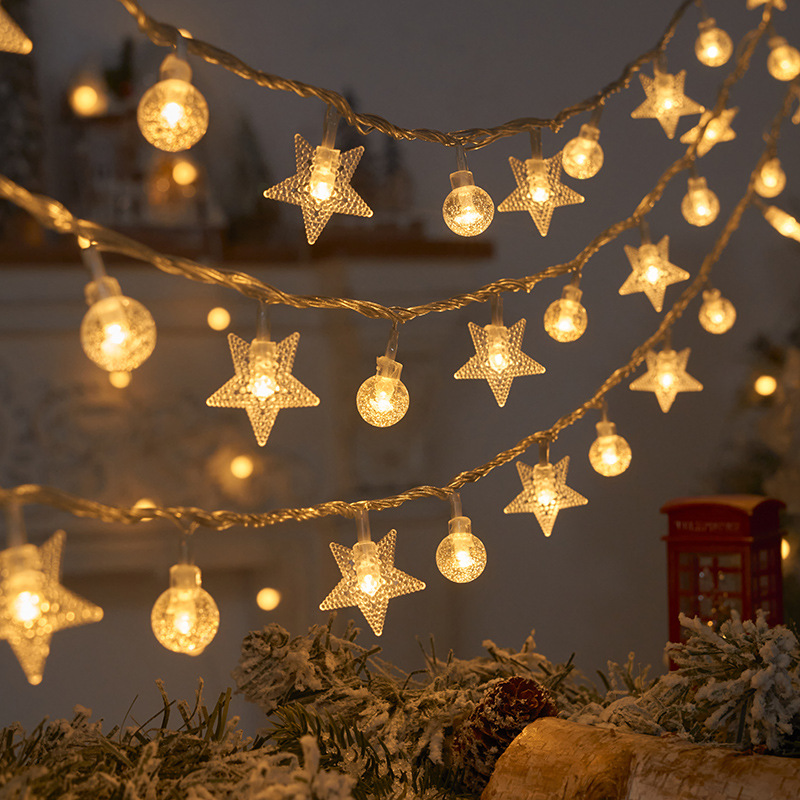 1.5M/3M Snowflake star LED Str - đánh giá và giá Led Fairy String Lights