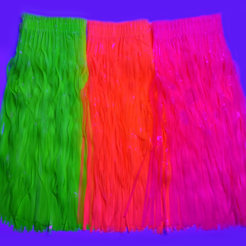 Neon Fluorescent Tinsel Skirt, - đánh giá và giá Tinsel Garland Decoration