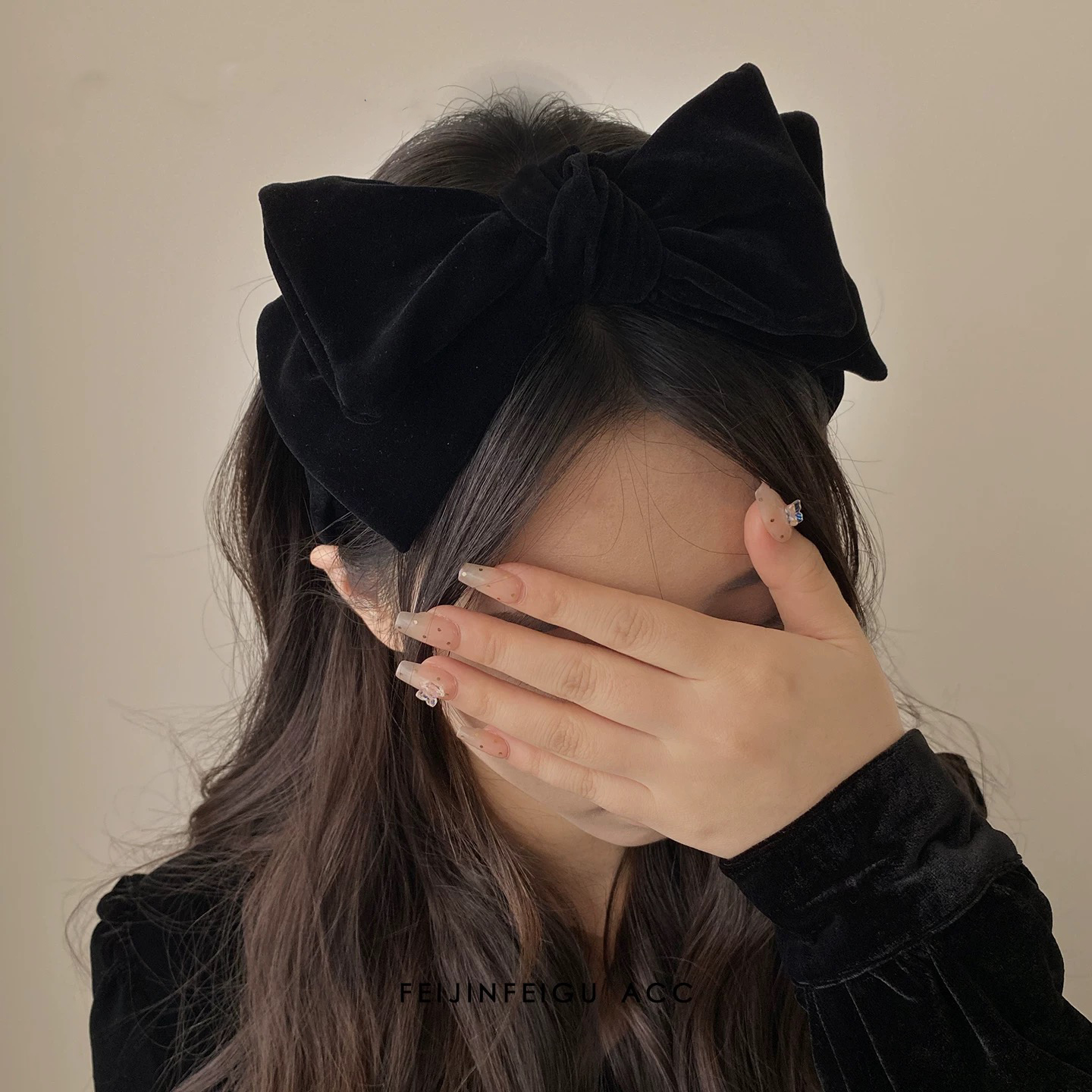 AWAYTR 1pc Large Velvet Bow Ha - đánh giá và giá Ribbon Bow Gift
