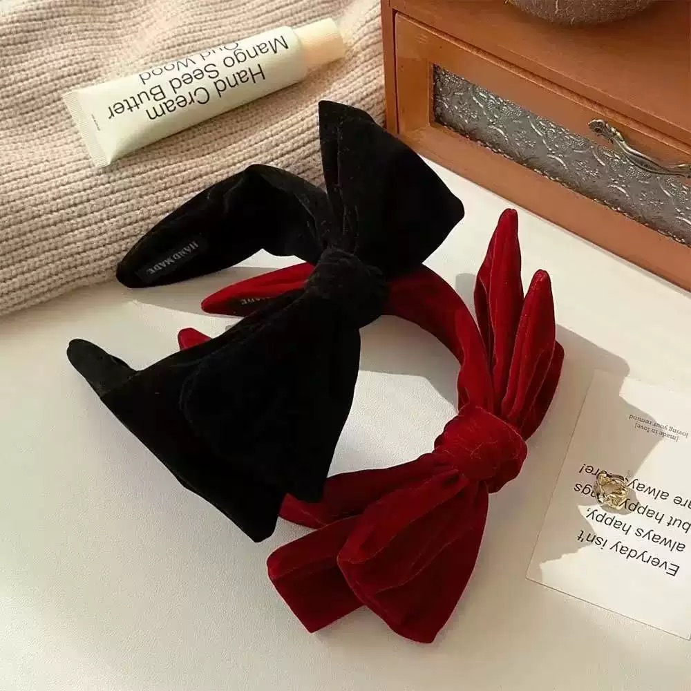 AWAYTR 1pc Large Velvet Bow Ha - đánh giá và giá Ribbon Bow Gift