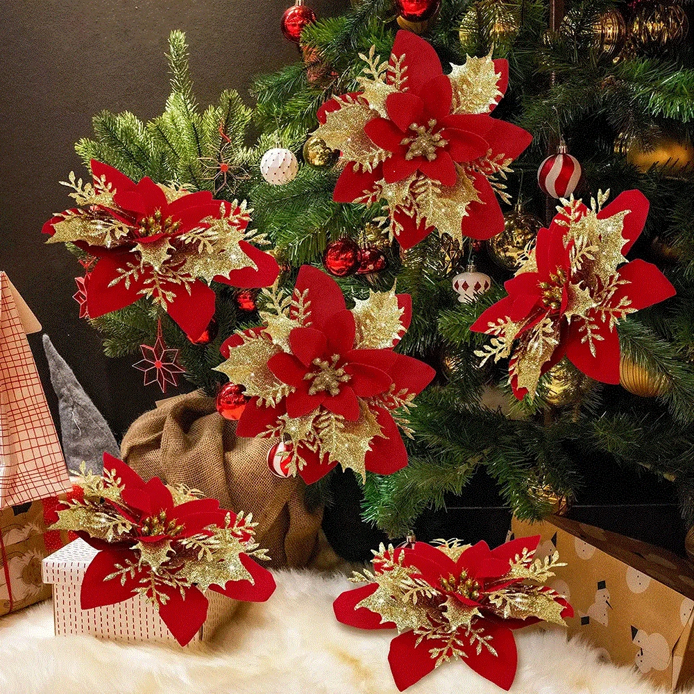 9cm Glitter Artifical Christma - đánh giá và giá Christmas Wreath Fake