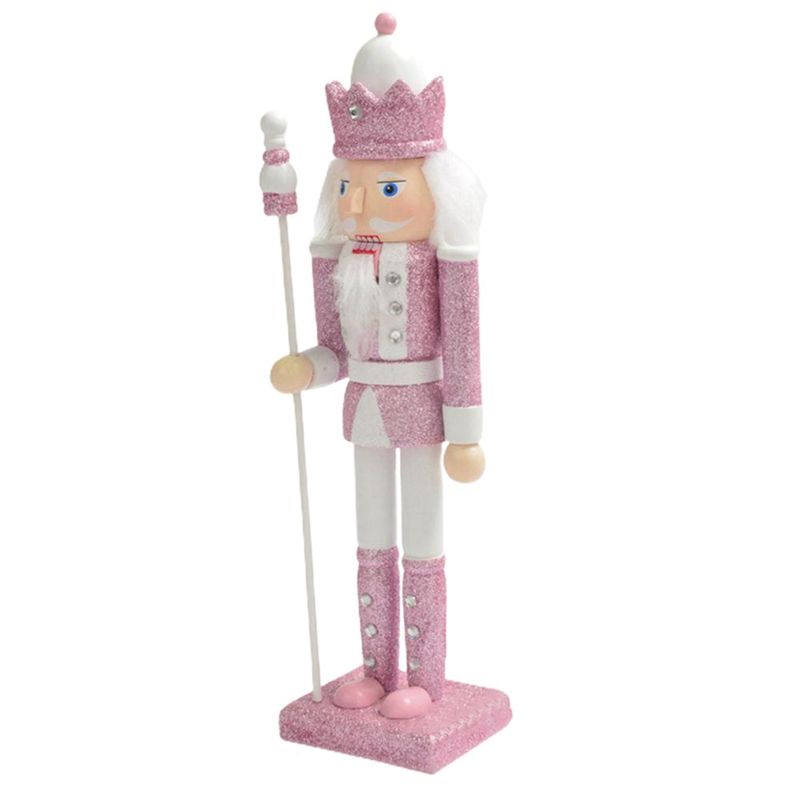 AT16 30cm Pink Wooden Nutcrack - đánh giá và giá Nutcracker Figurine