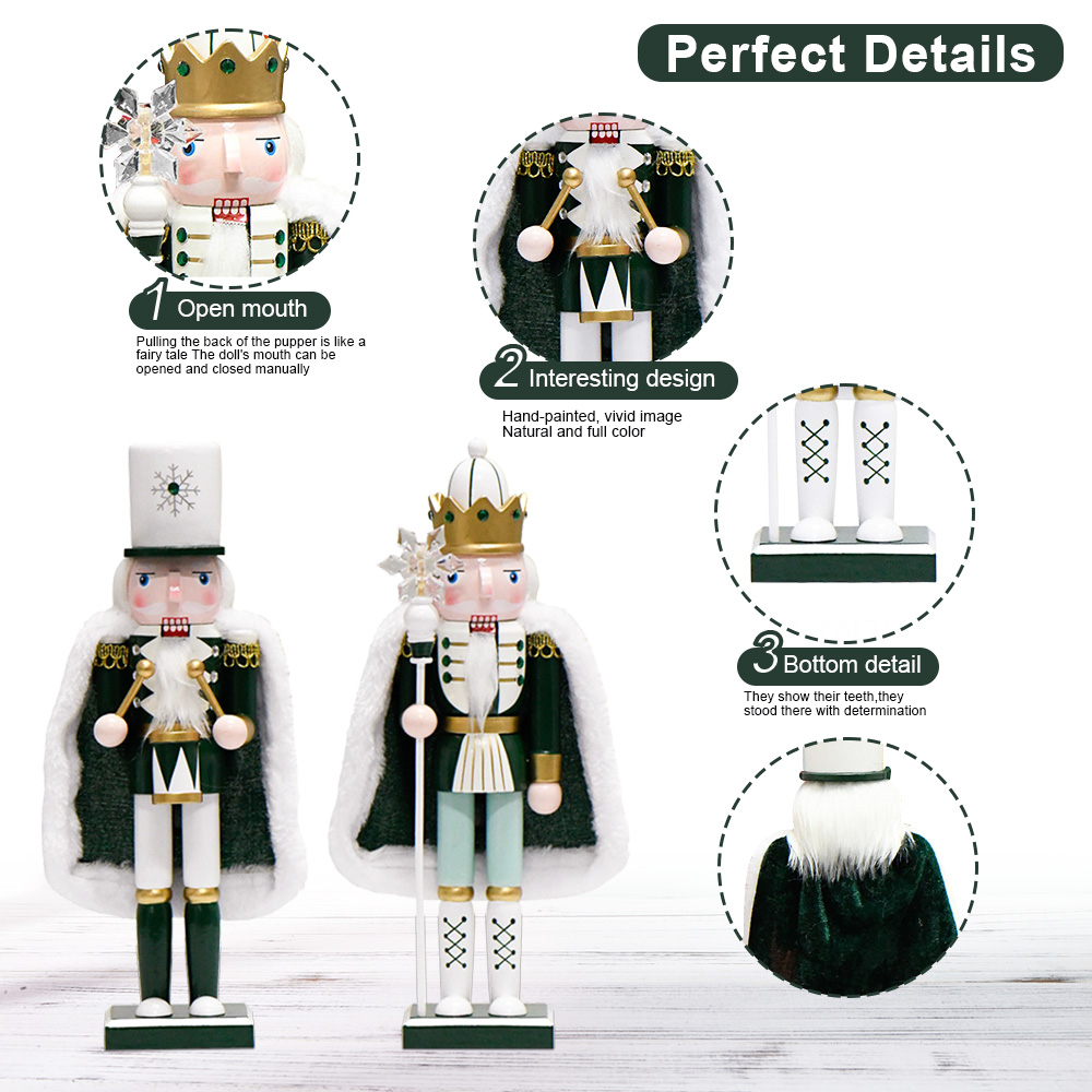 30CM Nutcracker snowflake cape - đánh giá và giá Nutcracker Figurine