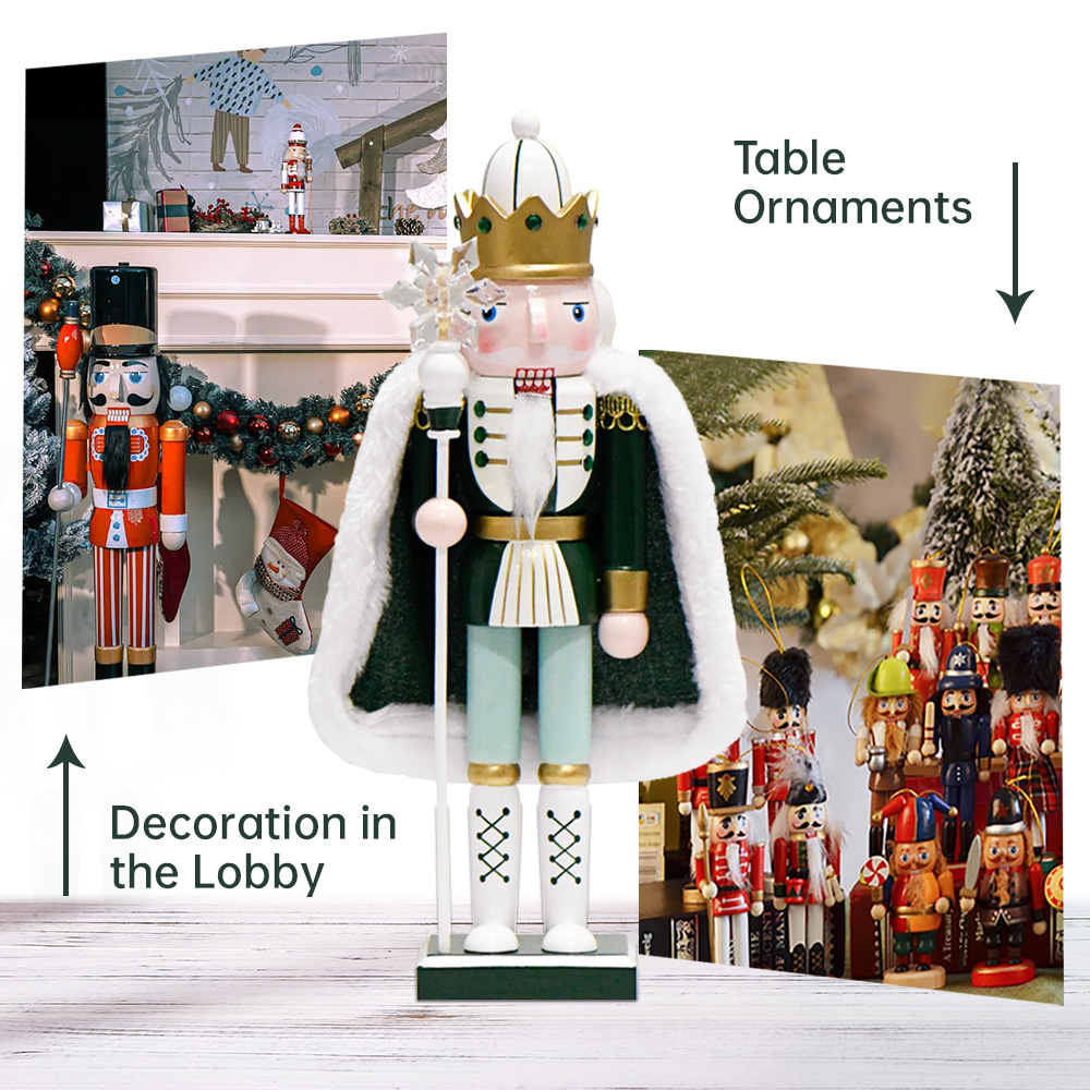 30CM Nutcracker snowflake cape - đánh giá và giá Nutcracker Figurine
