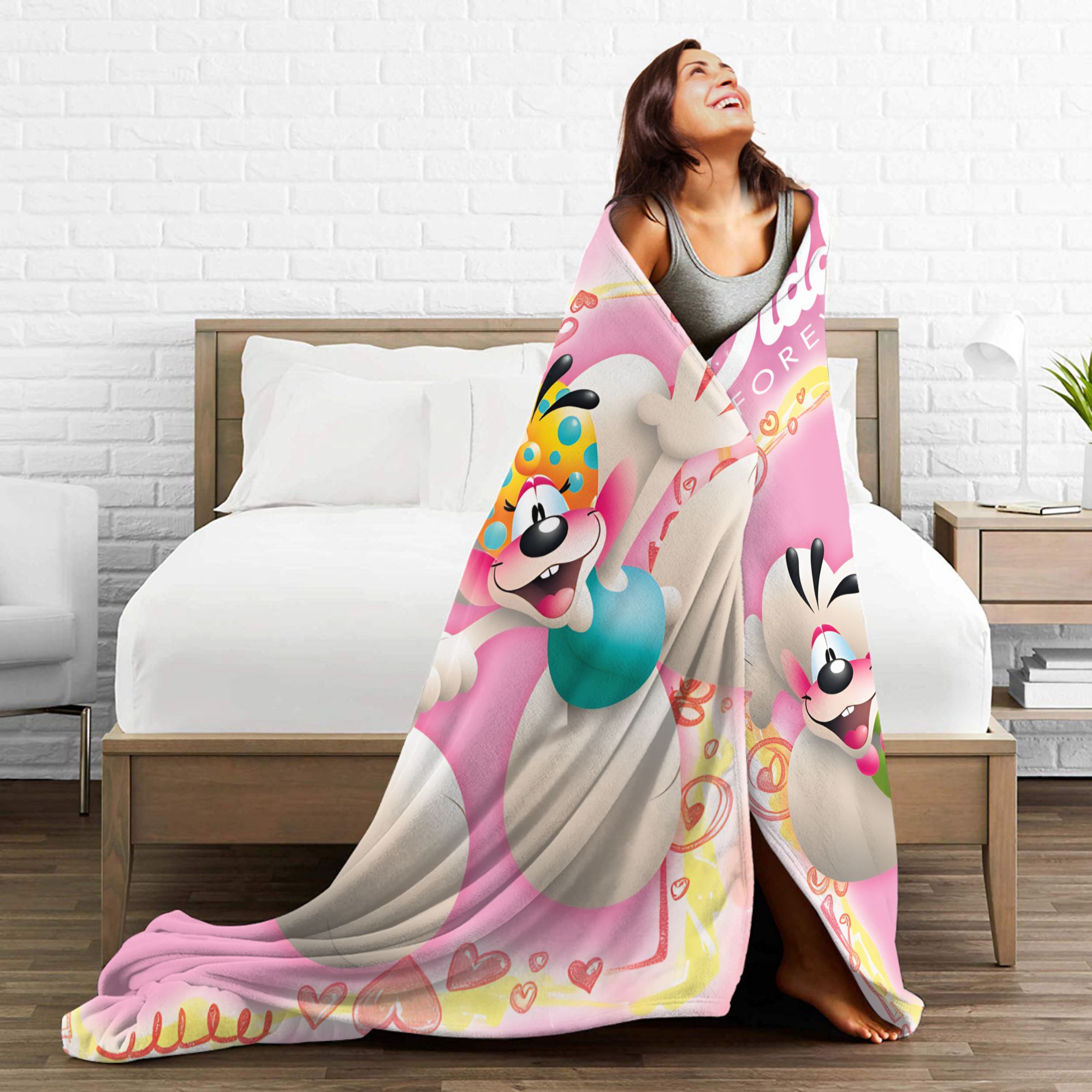 Christmas Diddl Blankets Quali - đánh giá và giá Christmas Throw Blanket