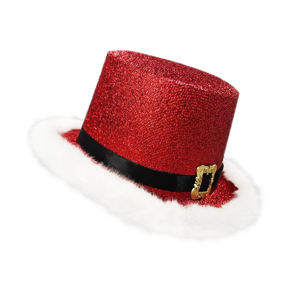 Santa Claus Cap  Shiny Glitter - đánh giá và giá Santa Hat Plush