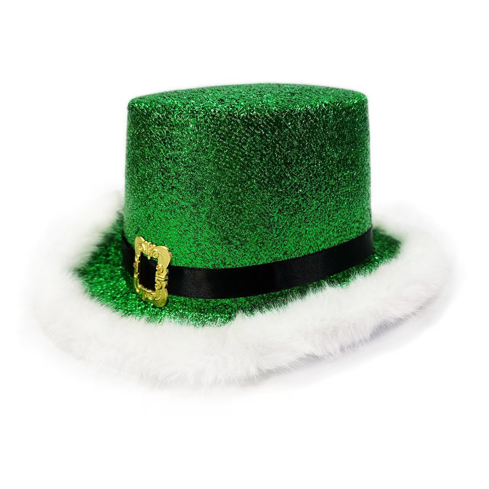 Santa Claus Cap  Shiny Glitter - đánh giá và giá Santa Hat Plush