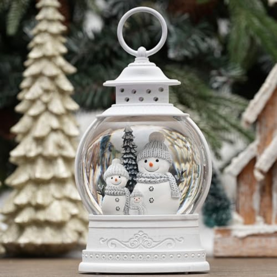 Christmas Snow Globe Lantern M - đánh giá và giá Snow Globe Musical