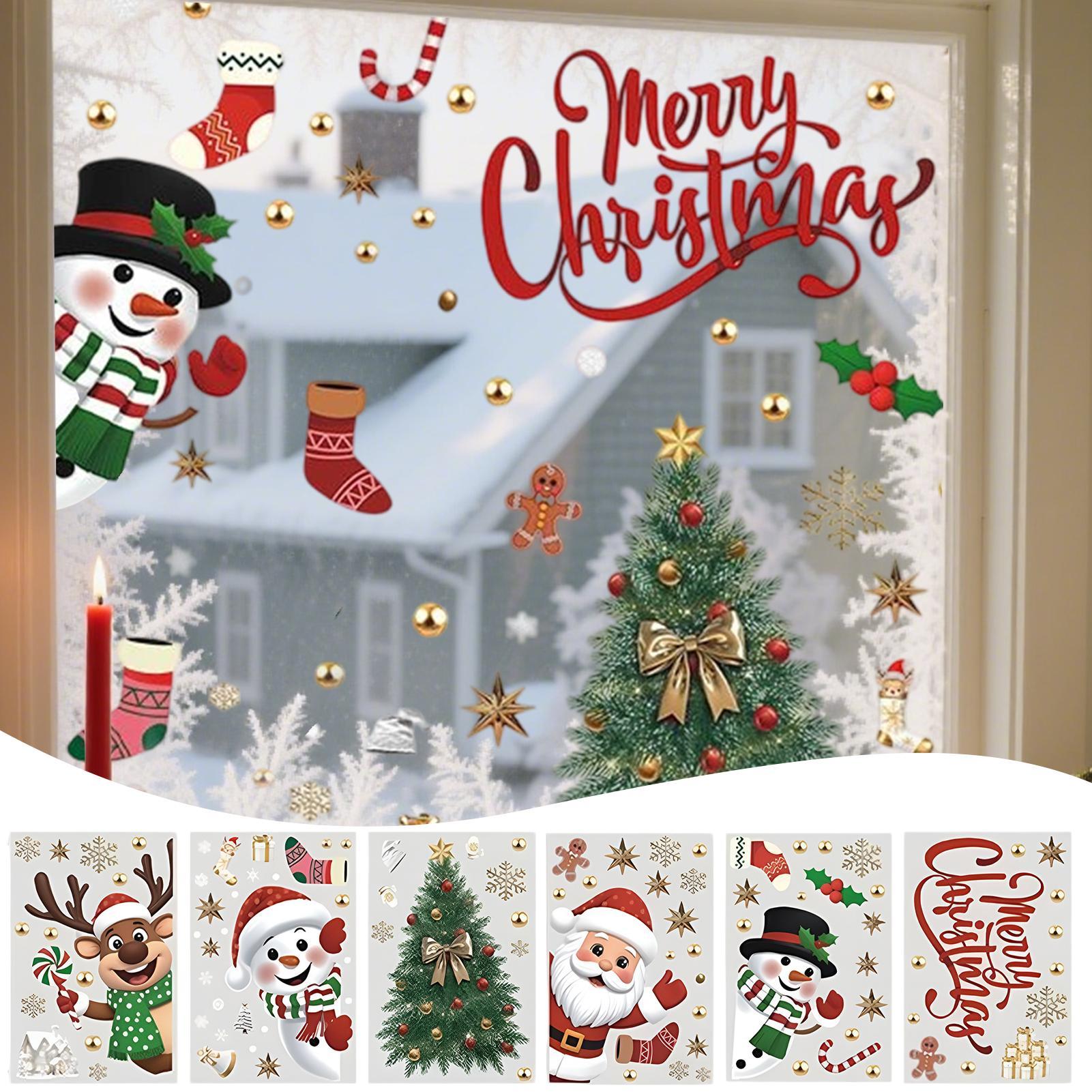 Christmas Window Decals Holida - đánh giá và giá Snowflake Window Decal