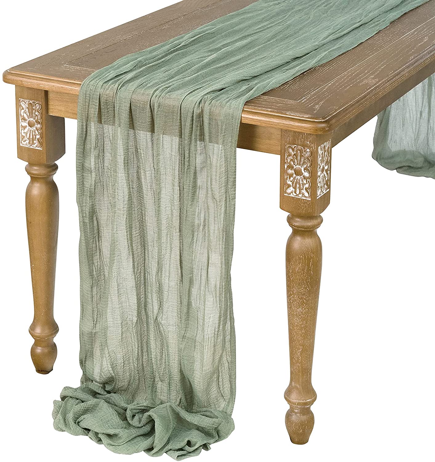 Semi-Sheer Gauze Wedding Party - đánh giá và giá Christmas Table Runner