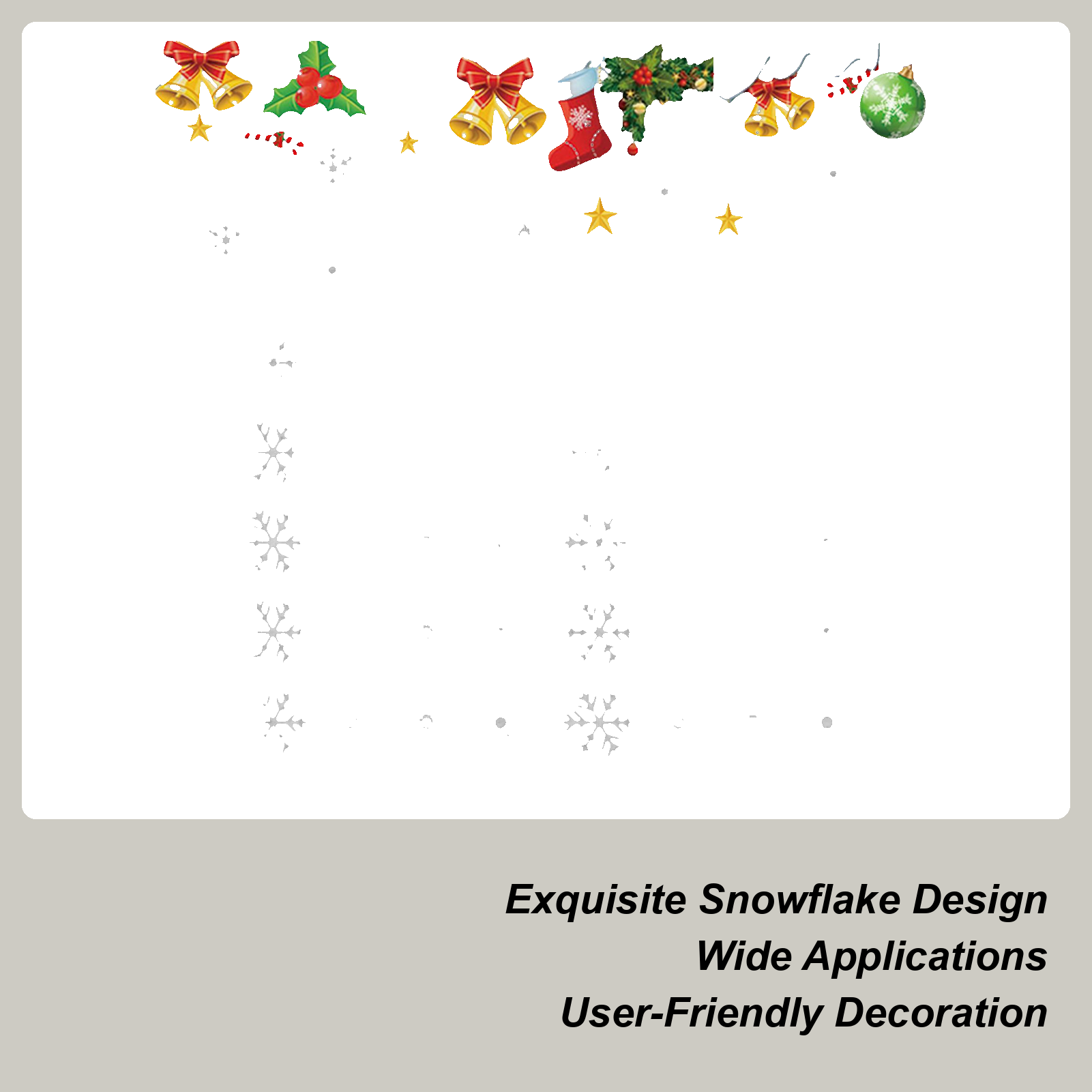 Snowflake Window Clings Static - đánh giá và giá Snowflake Window Decal
