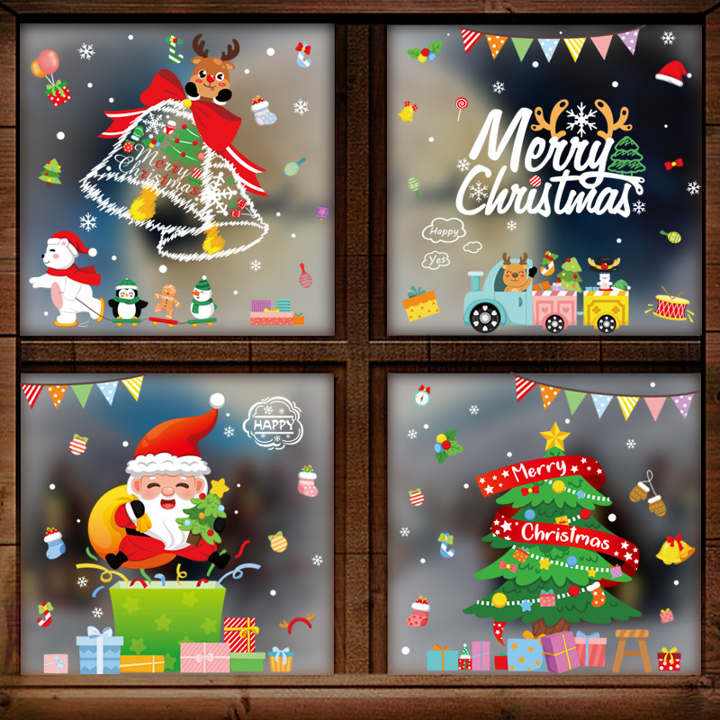 Merry Christmas Decoration Win - đánh giá và giá Snowflake Window Decal