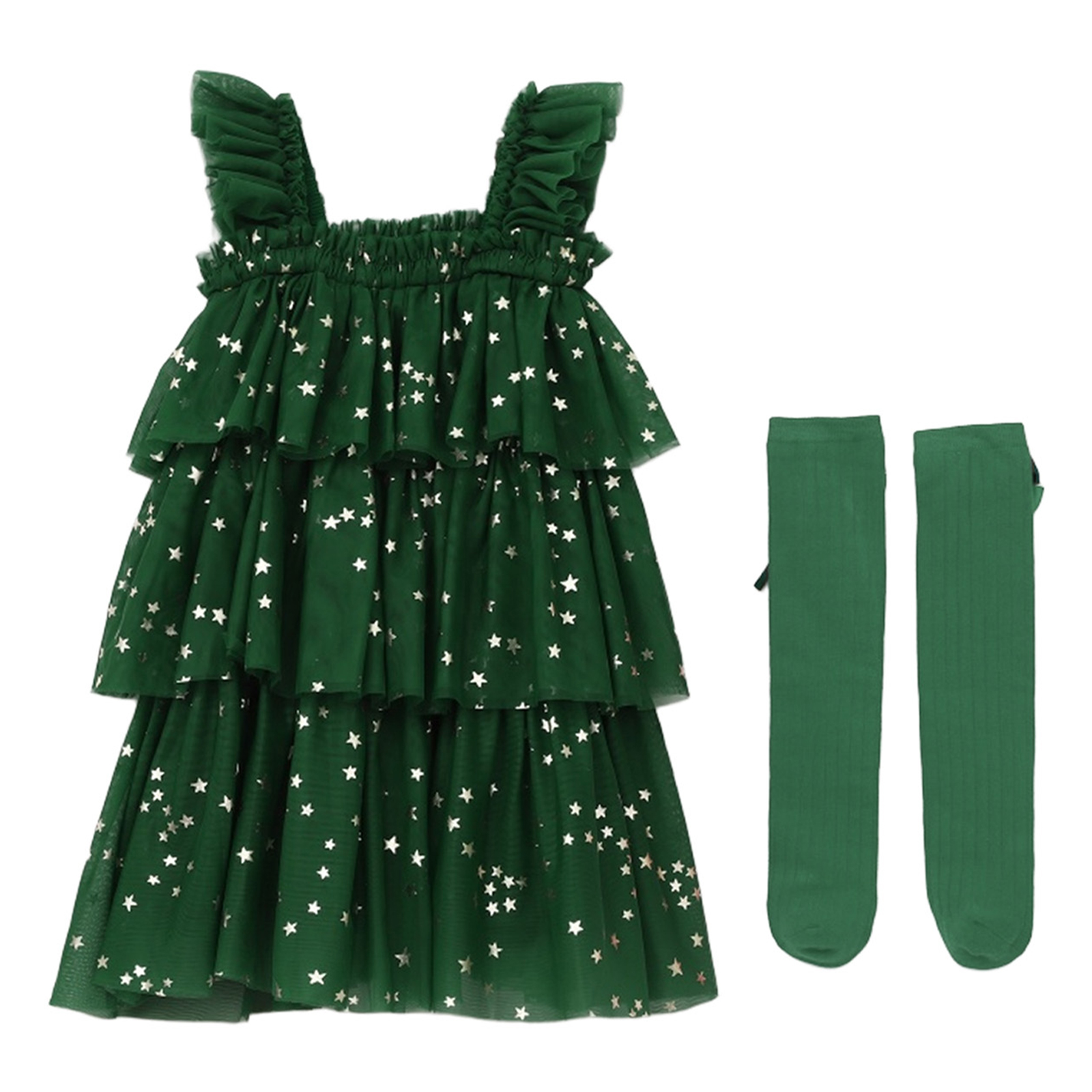 Toddler Girls Christmas Tree E - đánh giá và giá Elf Costume Christmas