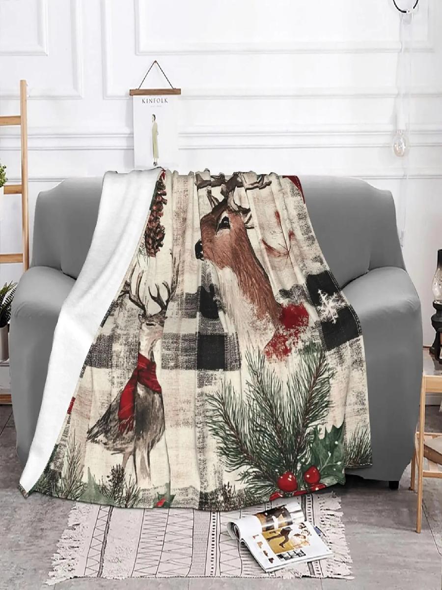 Throw Blanket for Couch UltraS - đánh giá và giá Christmas Throw Blanket