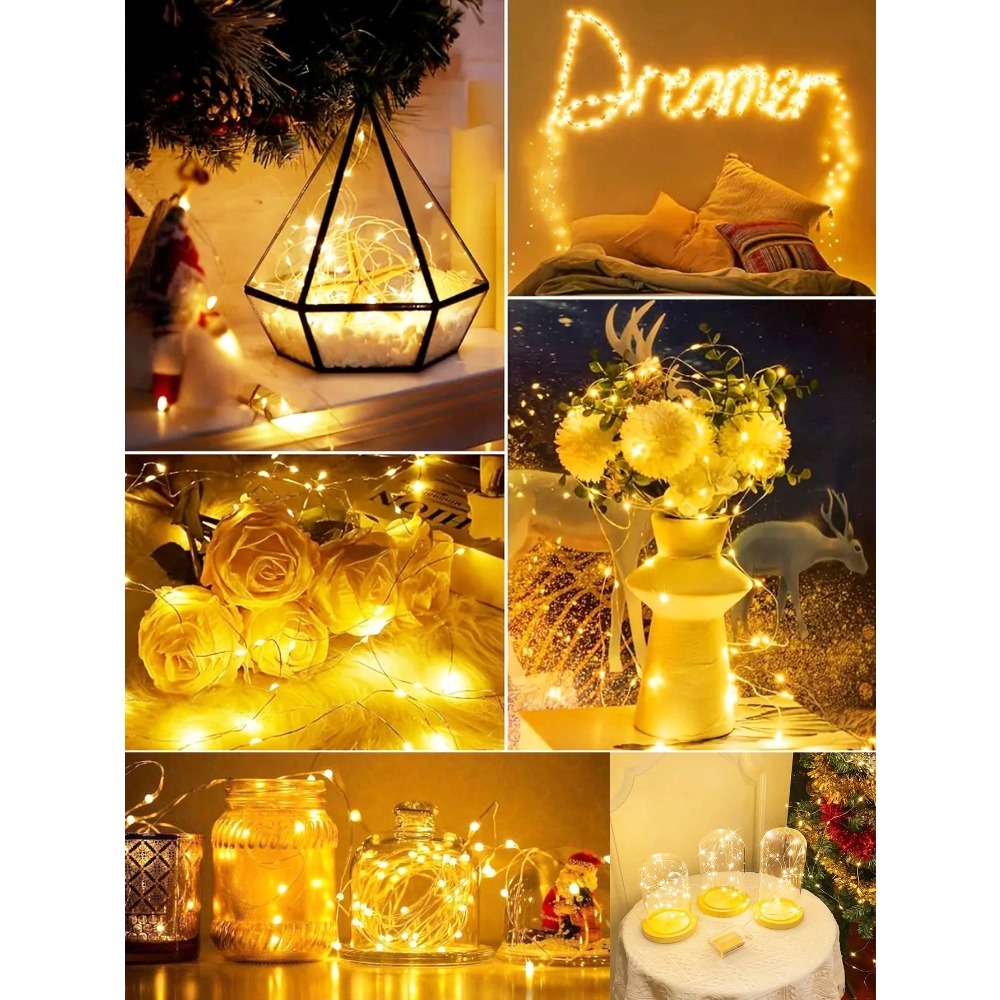 1pc Warm White LED Copper Wire - đánh giá và giá Led Fairy String Lights