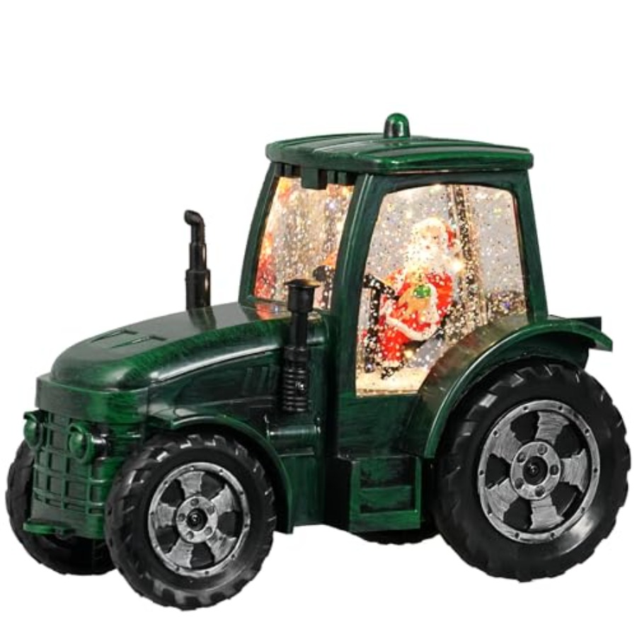 Christmas Snow Globe Tractor S - đánh giá và giá Snow Globe Musical