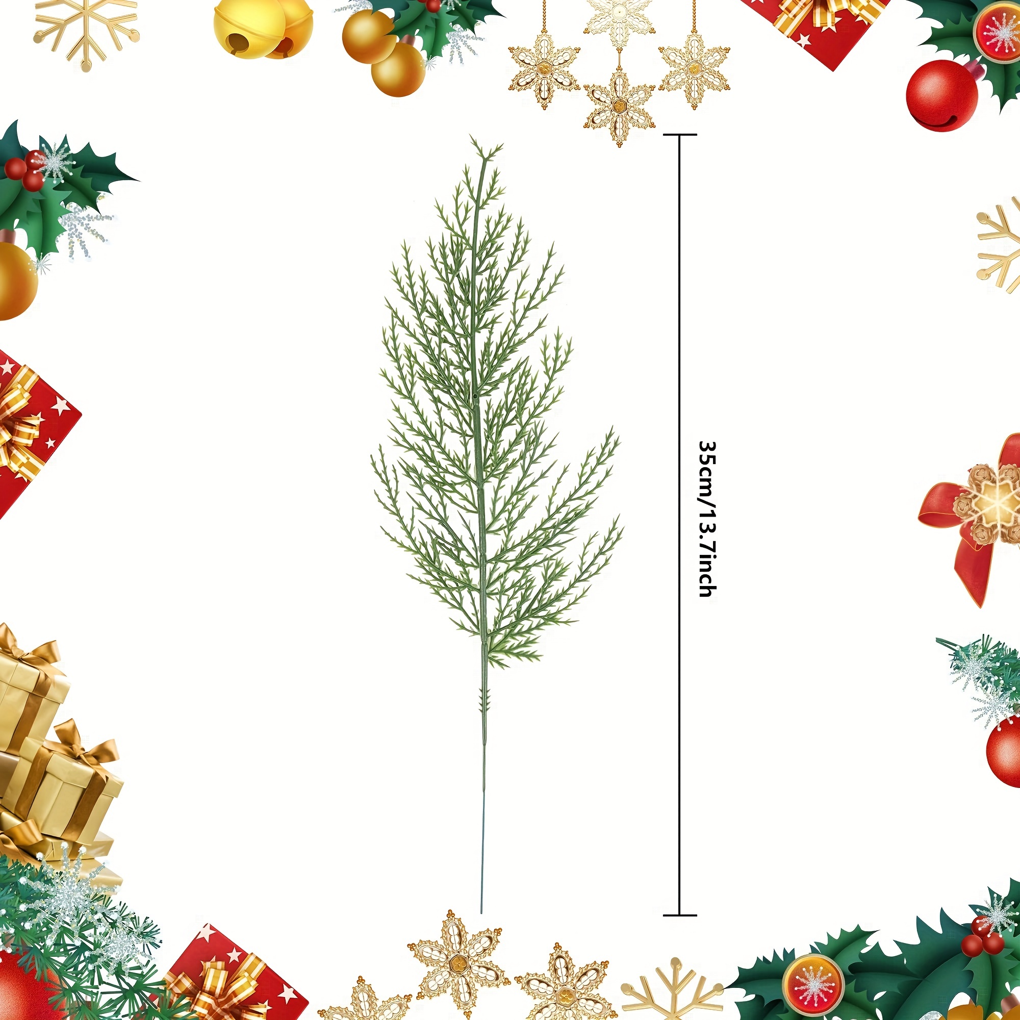 20Pcs Artificial Pine Sprigs F - đánh giá và giá Christmas Tree Artificial