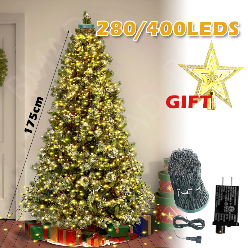 Christmas Tree Waterfall Light - đánh giá và giá Led Fairy String Lights
