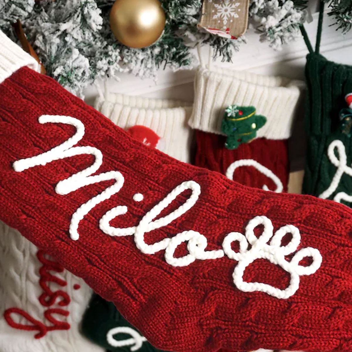 1PC Christmas decorative stock - đánh giá và giá Christmas Stocking Hanging