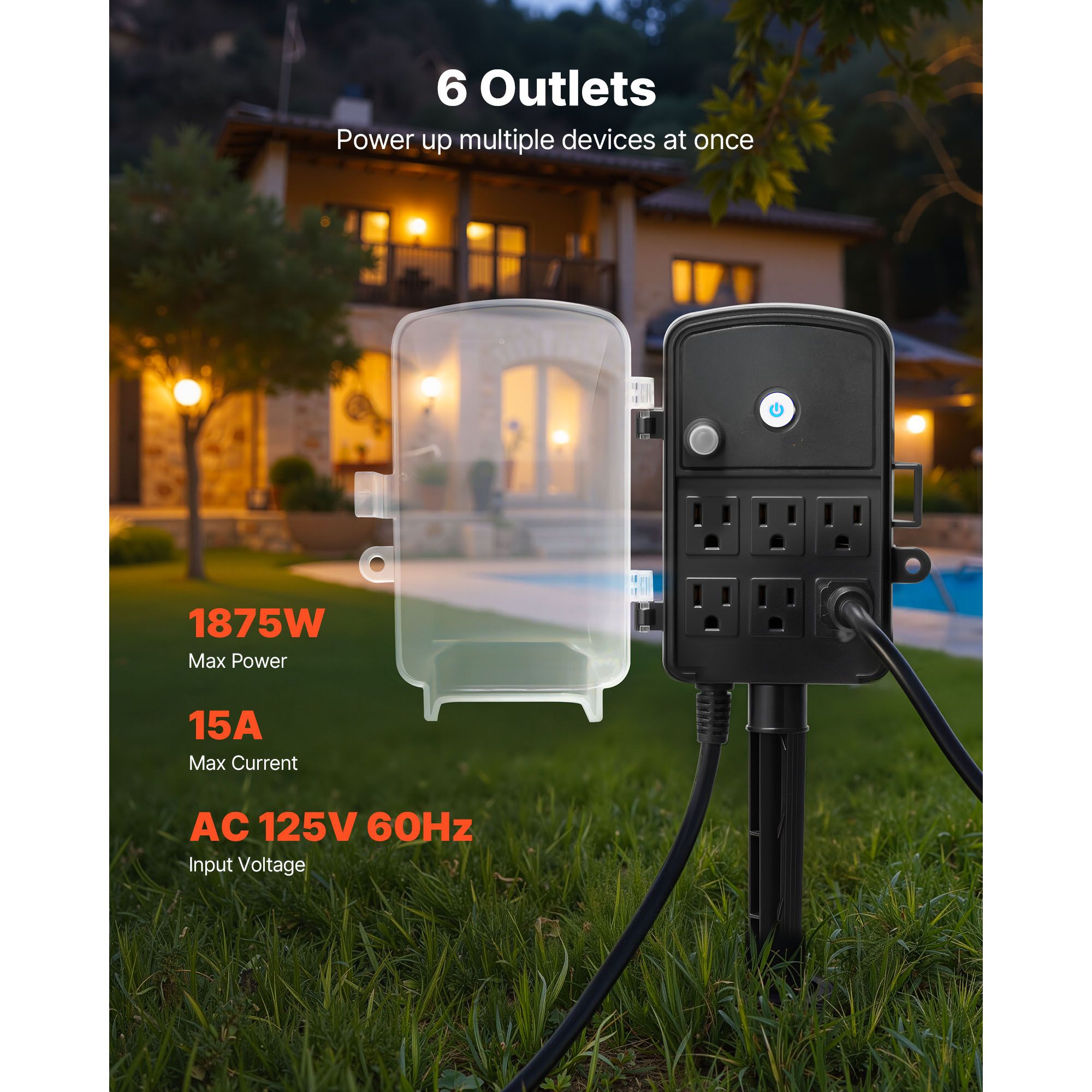 Outdoor Power Stake 25FT Exten - đánh giá và giá Christmas Lights Outdoor