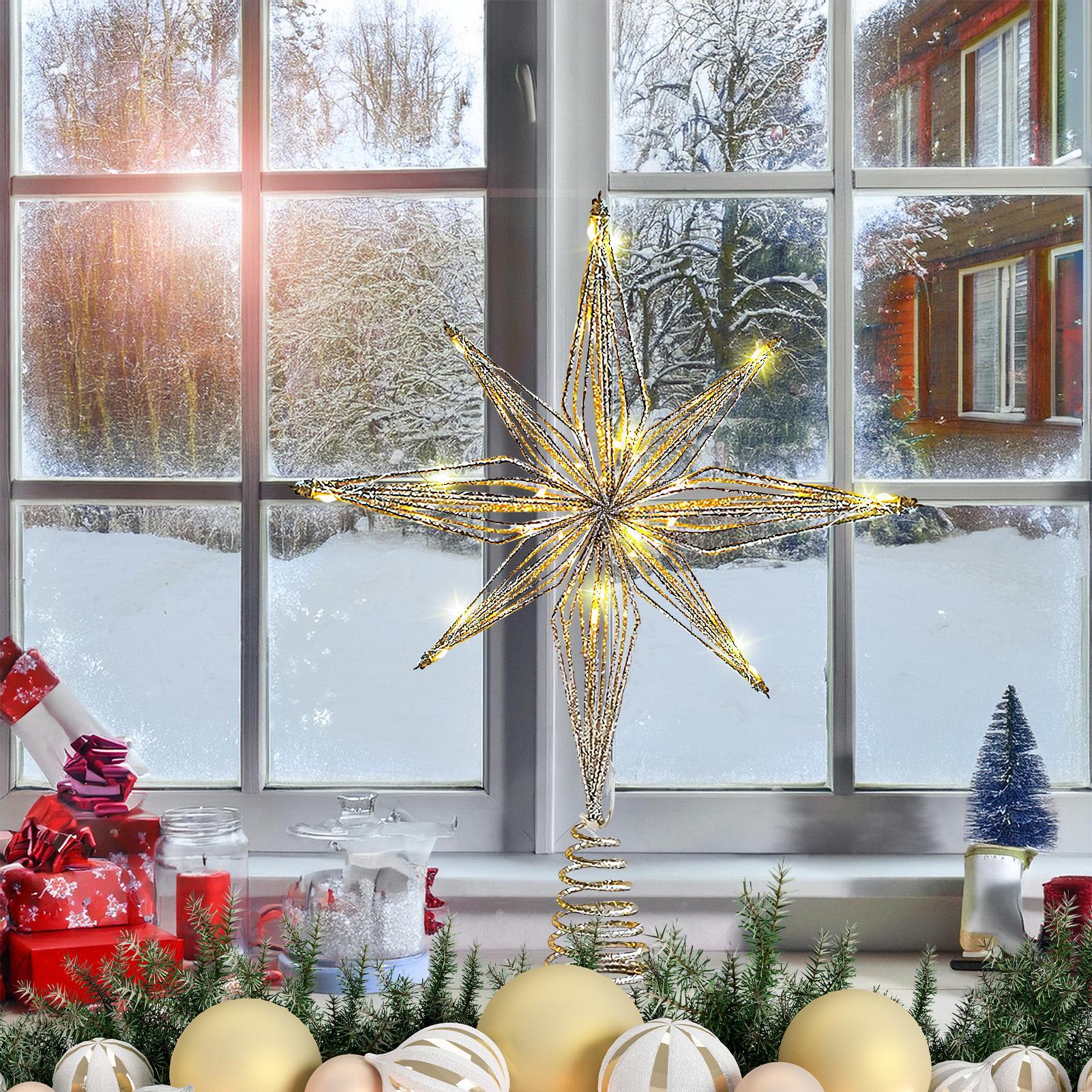 Christmas Tree Topper 3D Star  - đánh giá và giá Star Tree Topper